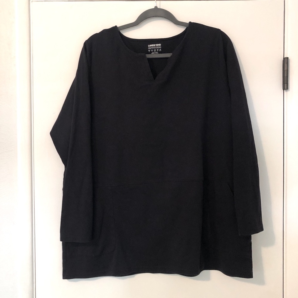 Lands End Navy Blue Tunic